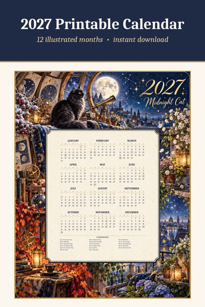 Example pin with a year poster